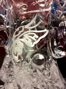 Ice carving!