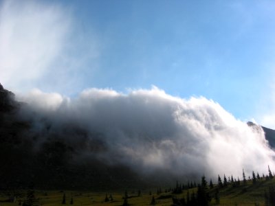 Fog over the Continental Divide