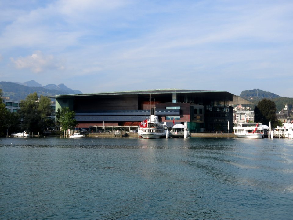 Travelling on the Lake Lucerne aboard the steam ship DS Uri