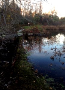 Hyde Pond Dam on Whitford Brook in Groton, CT