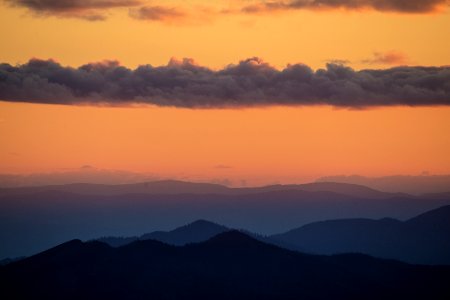 Sunset over Apar Mountains