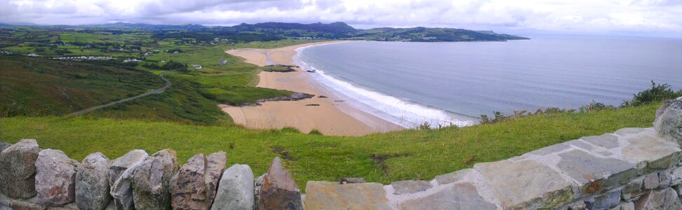 Nature panorama seascape