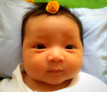 Tôi thấy hoa vàng trên tóc em ☺️Baby 1 tháng 5 ngày
