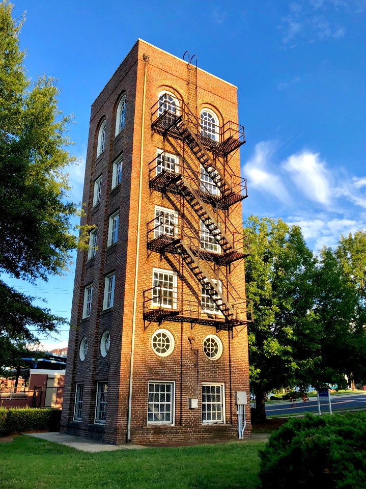 Durham City Fire Drill Tower, Old North Durham, Durham, NC