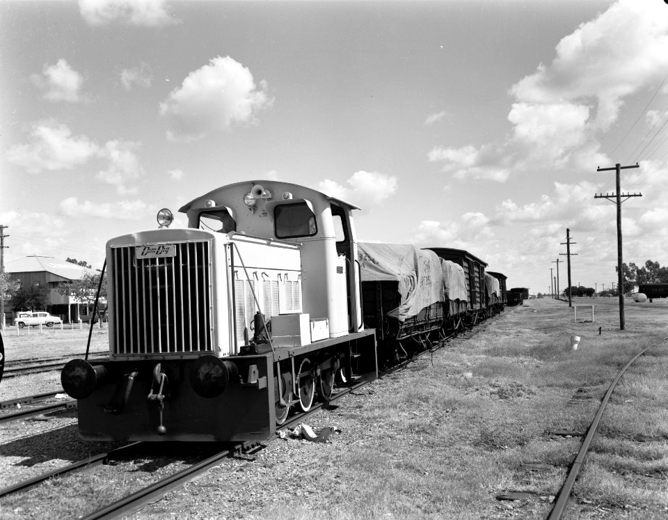 Aramac Tramway station, Barcaldine, 1967