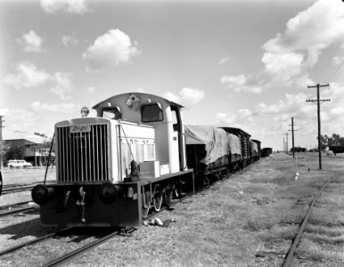 Aramac Tramway station, Barcaldine, 1967