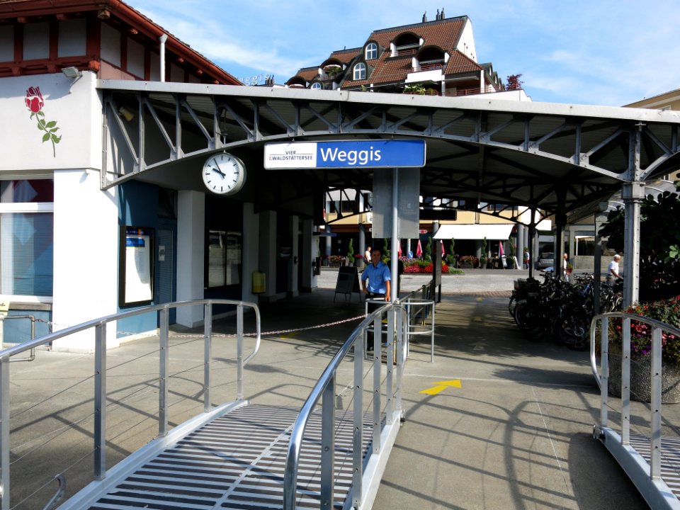 Travelling on the Lake Lucerne aboard the steam ship DS Uri