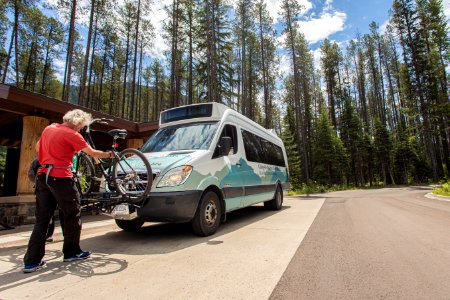 Free Spring Bicycle Shuttle Bus photo