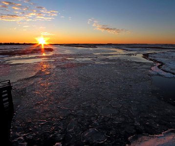 Plum River Sunrise photo