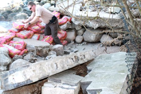Beginning repairs at Stewart B. McKinney National Wildlife Refuge (CT)