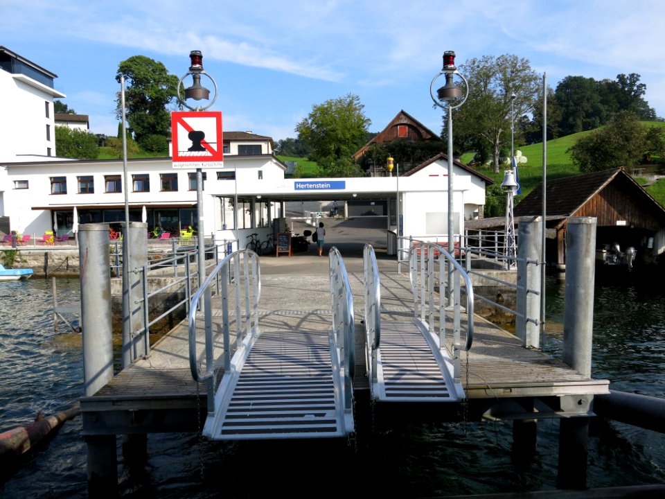Travelling on the Lake Lucerne aboard the steam ship DS Uri