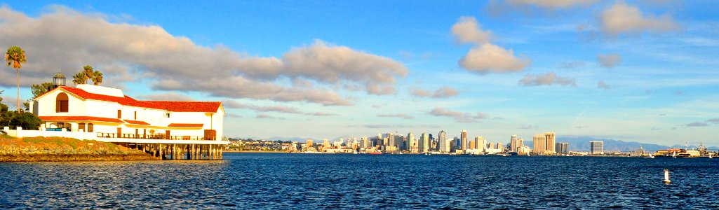 San Diego Bay with skyline