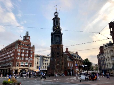 Munttoren, Binnenstad, Amsterdam, Noord-Holland, Nederland
