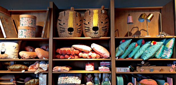 Expositor de tienda.