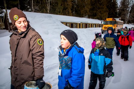 Students take a field trip to Glacier National Park photo