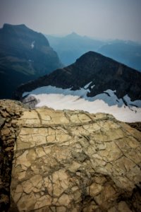Ancient Mud Cracks on top of Piegan Mountain.