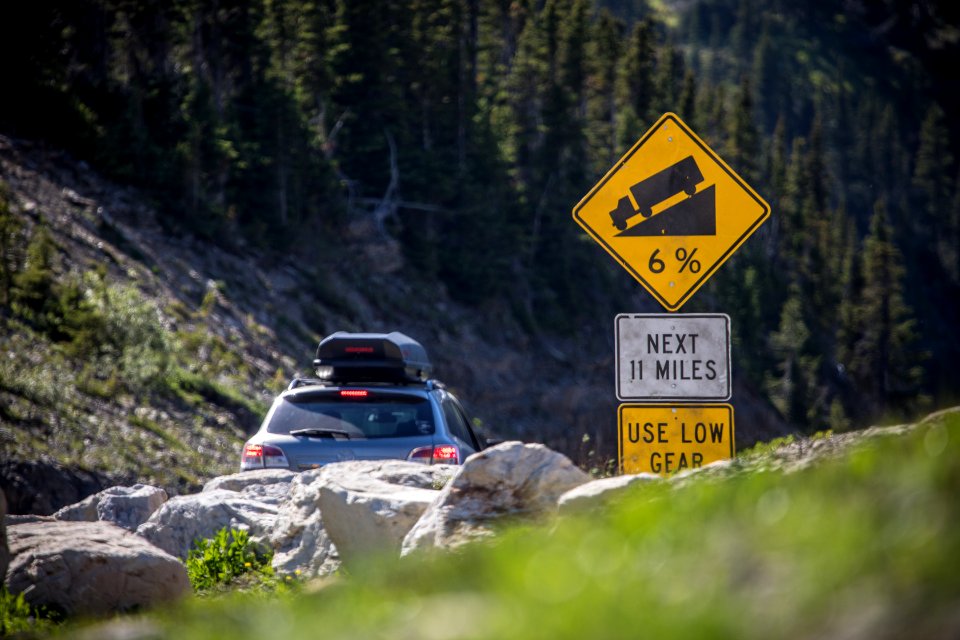 Driving Going-to-the-Sun Road