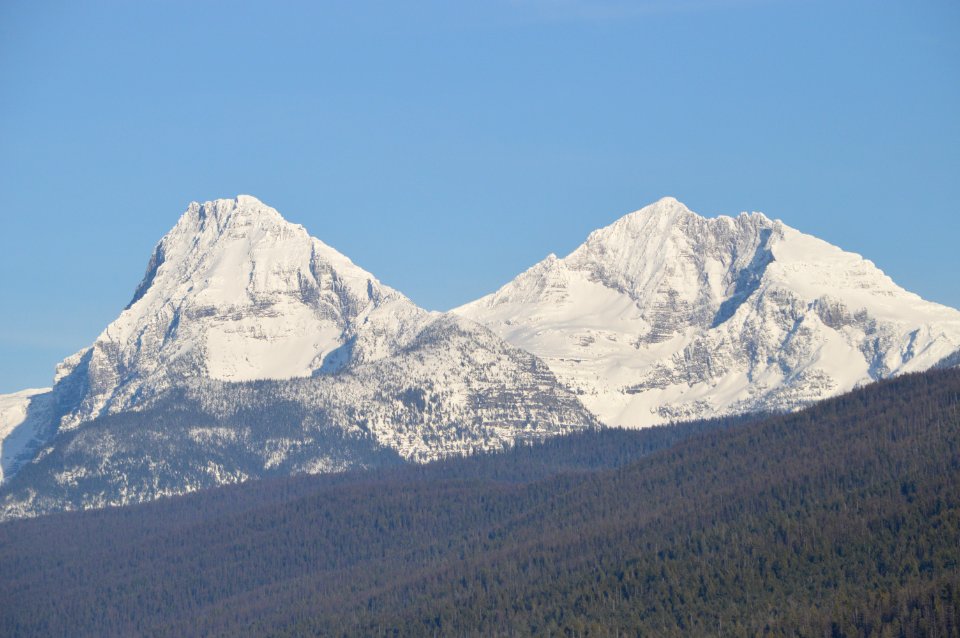 Mt Edwards and Gunsight Mountain