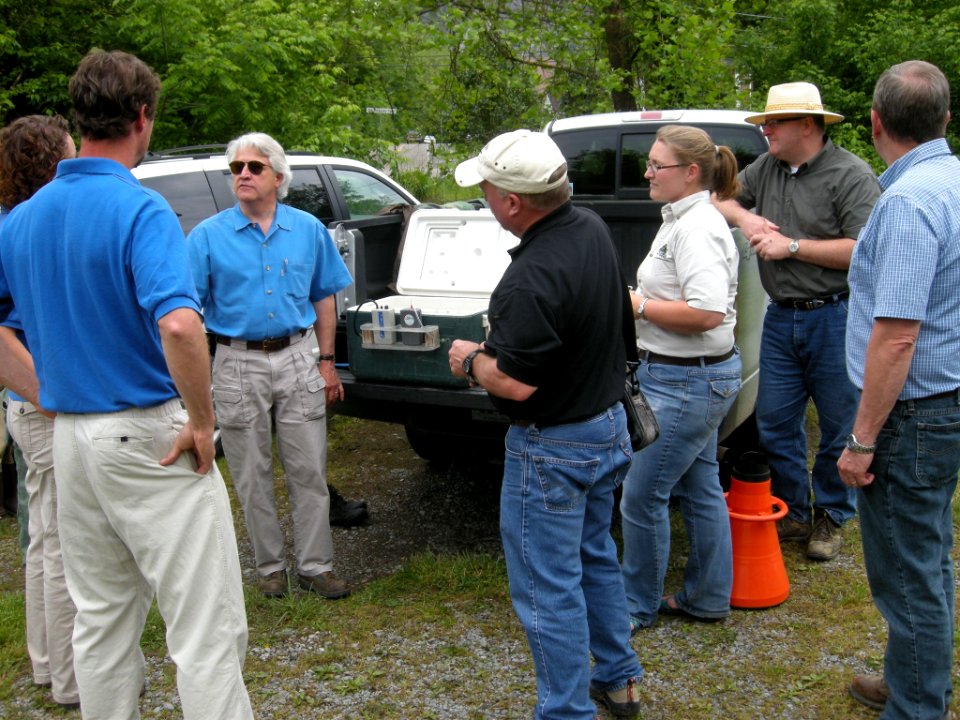 OSM Director meeting with U.S. Fish and Wildlife Service and the Virginia Department of Game and Inland Fisheries at Indian Creek