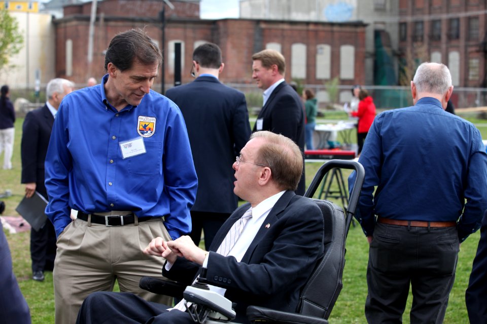 Service Director Dan Ashe and U.S. Congressman James Langevin