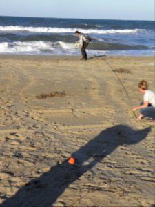 Measuring length of the tracks photo