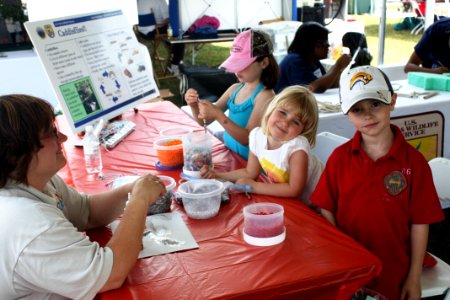 D-Clay wKids at 2011 Festival