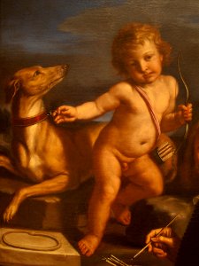 Cherub and dog, National Gallery of Art photo