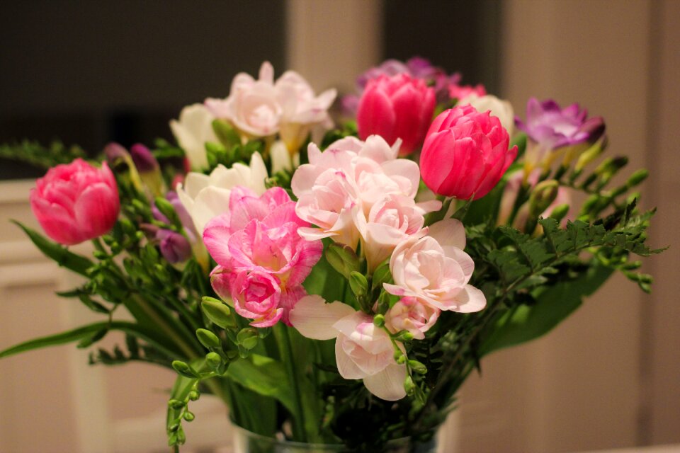 Spring colorful birthday bouquet