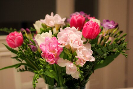 Spring colorful birthday bouquet