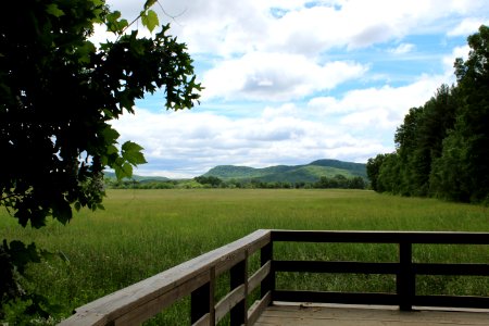 View of the Holyoke Range in Western Massachusetts