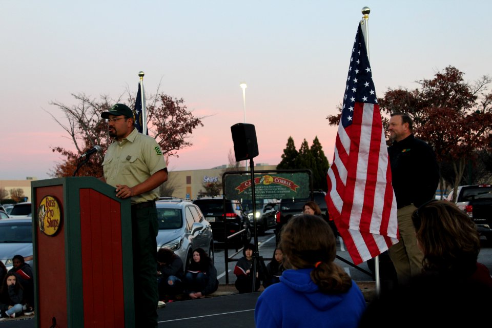 U.S. Capitol Christmas Tree stop in Georgia, November 20, 2019.