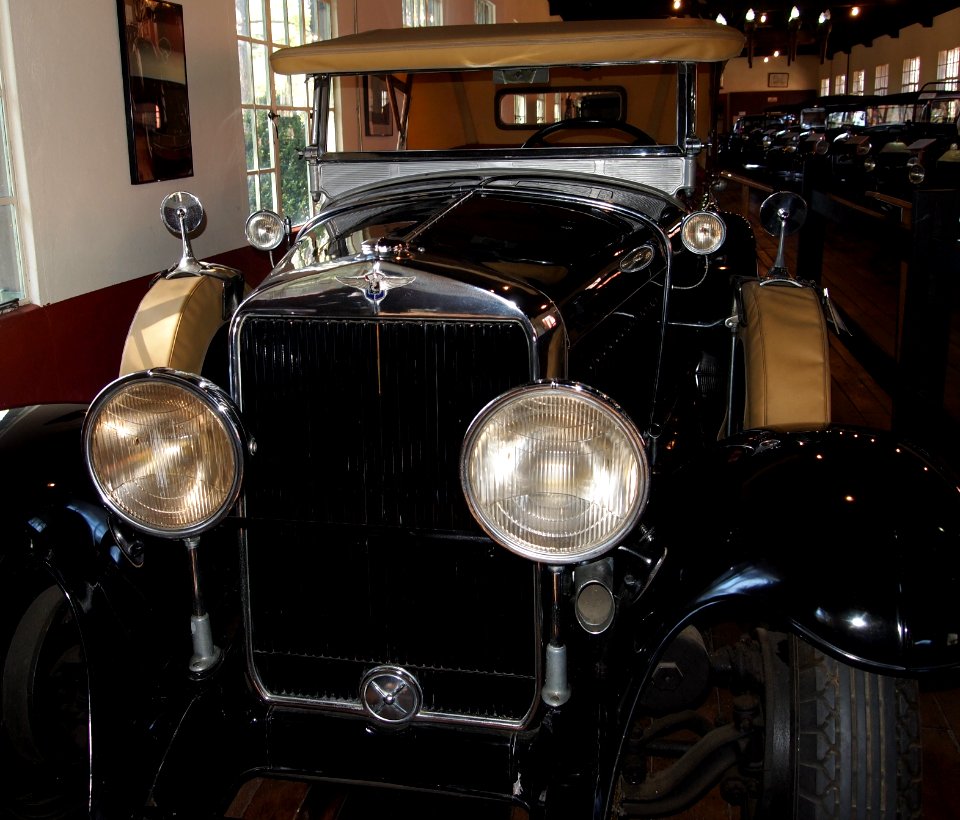 Old Car Headlights - 1927 La Salle