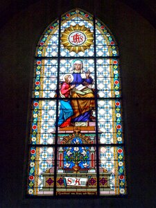 Window church interior photo