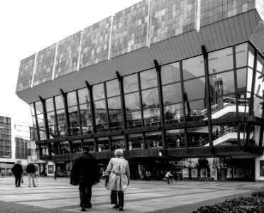 Neues Gewandhaus, Augustusplatz, Leipzig, Germany, built in 1981. Architect Rudolf Skoda