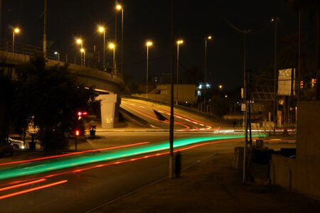 Urban night street