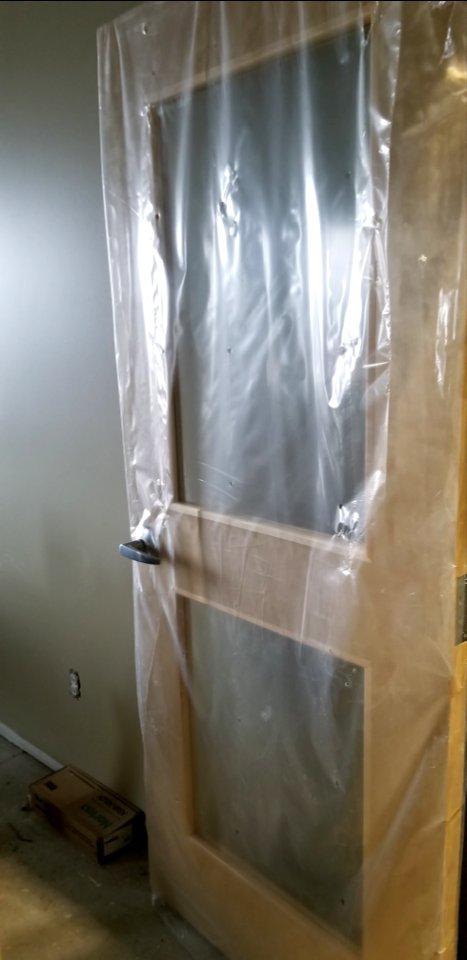 Canaan Valley National Wildlife Refuge Finished paint and interior door install (crew room)