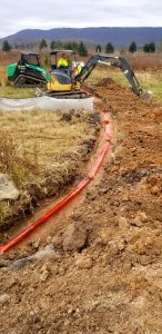 Canaan Valley National Wildlife Refuge - Electrical line from wetland treatment plant installed