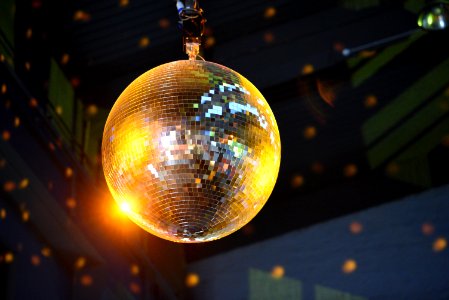Disco ball in Garden Brewery
