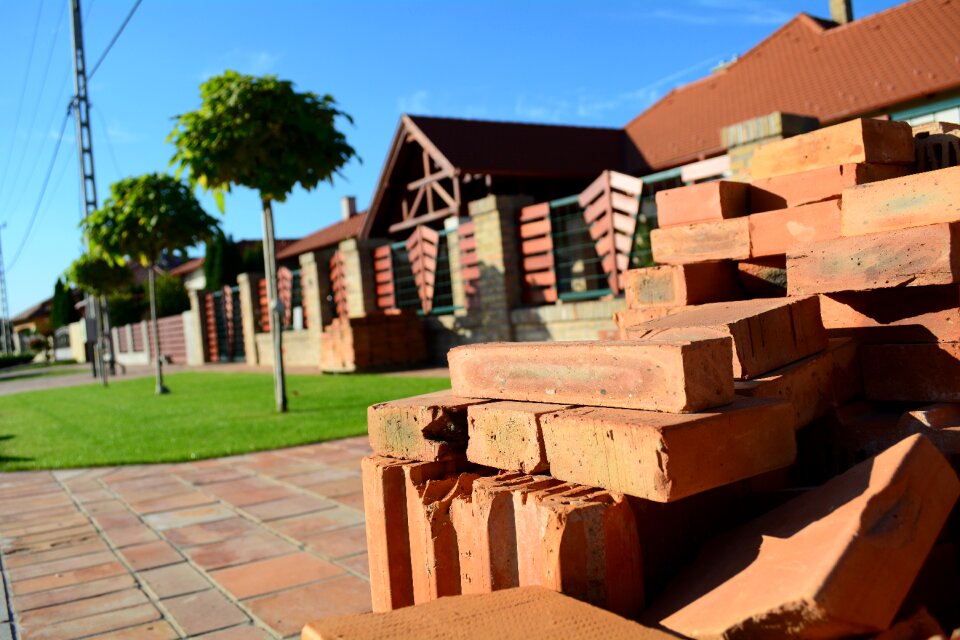 Bricks construction tiles