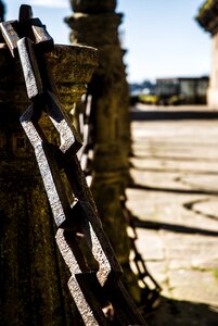 Saint james compostela columns street
