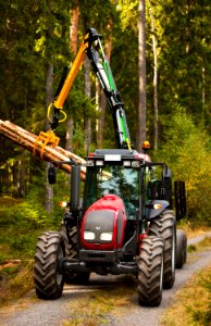 Valtra A Series in forest