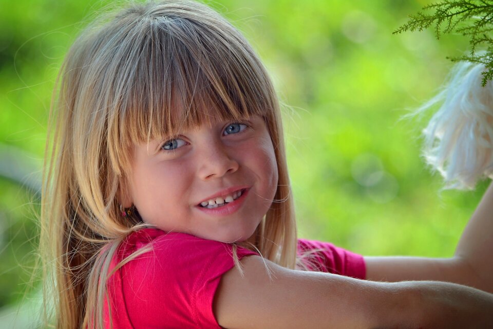 Person face blond