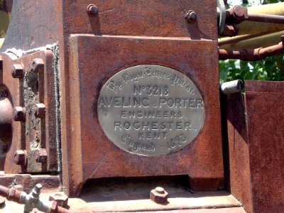 3218 Avenlig & Porter steam road roller (1893)