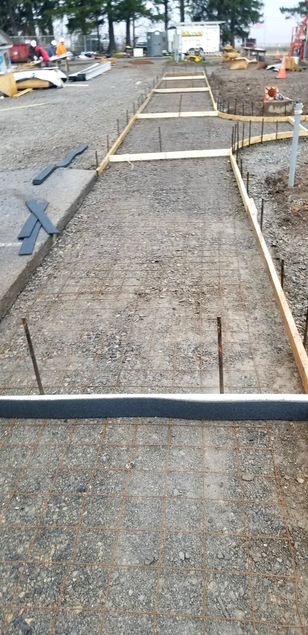 Canaan Valley National Wildlife Refuge, Concrete sidewalk prep