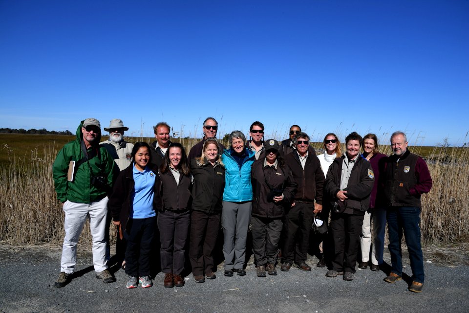 Celebrating the Hurricane Sandy project completion at Prime Hook National