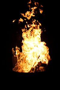 Heat burn embers photo
