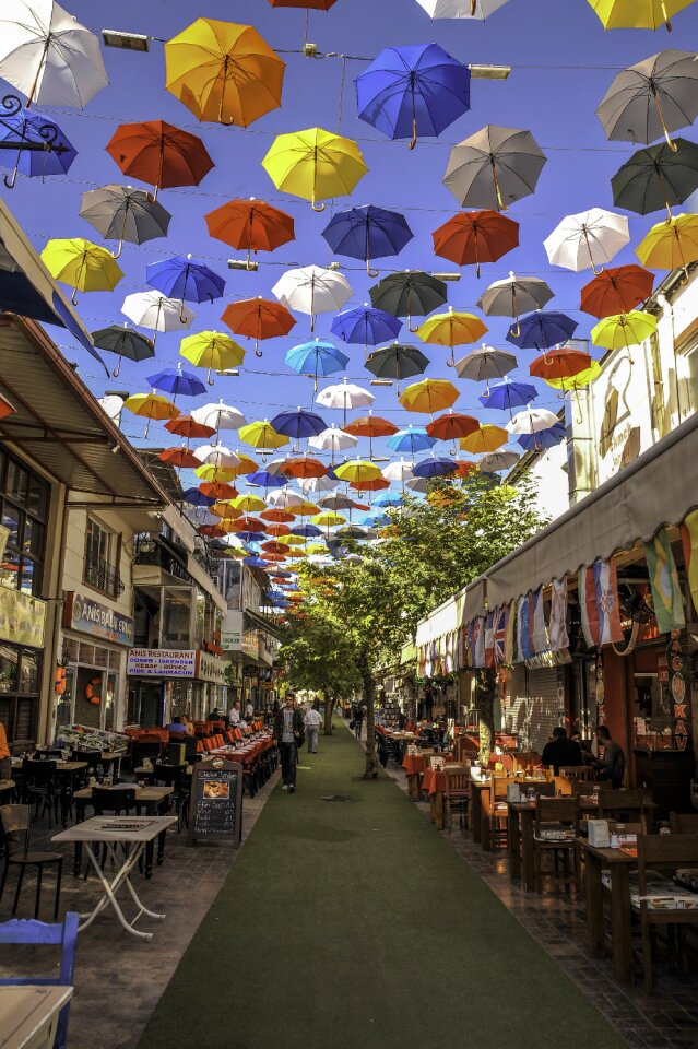 Umbrella street antalya