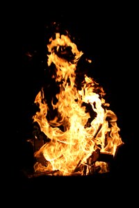 Heat burn embers photo