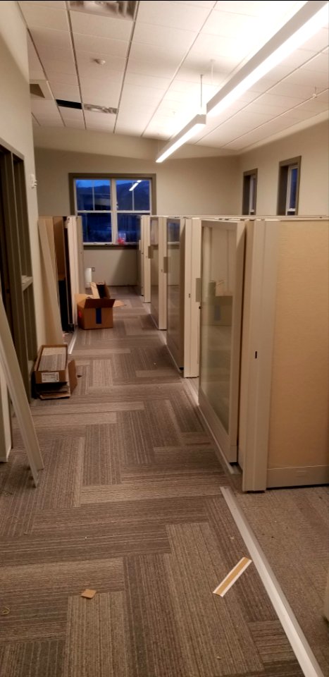 Canaan Valley National Wildlife Refuge  Cubicles in open office taking shape(1)