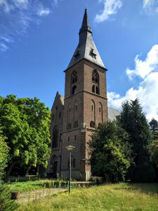 Sky landscape steeple